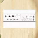 Recherche de direction cartes visite Professionnel