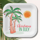 Search for beach christmas plates Palm trees