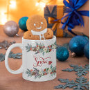 Recherche de noël fleurs tasses Typographie