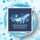 Search for blue whale napkins Navy