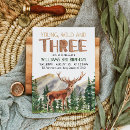Recherche de deer birthday invitations Forêt