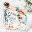 Recherche de winter woodland baby shower invitations Boisé