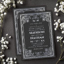 Search for victorian gothic wedding invitations Hallowedding