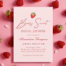 Search for love is sweet bridal shower invitations Berry in love