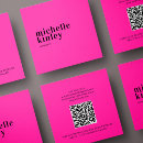 Search for hot pink and black business cards Professional