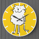 Recherche de dessin de chat horloges Animal de compagnie