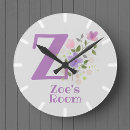 Recherche de chambre enfant horloges Fleurs