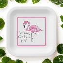 Search for flamingo plates Fifty and fabulous