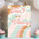 Search for ten birthday invitations Ten is a vibe