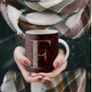 Search for red floral mugs Pattern