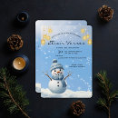 Search for winter snowman invitations Pink