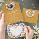 Search for golden jubilee celebration invitations Heart