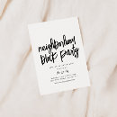 Recherche de voisinage invitations Bloc