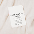 Recherche de voisins invitations Bloc