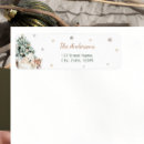 Search for wonderland return address labels Baby it's cold outside