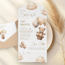Search for brown bear invitations Diaper raffle