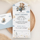 Search for vintage aeroplane baby shower invitations Adventure travel aviation