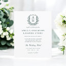 Recherche de blason invitations Traditionnelle simple et propre