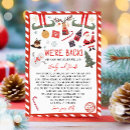 Search for welcome back invitations Elf arrival letter