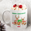 Search for whimsical reindeer mugs Cute