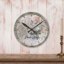Search for victorian style clocks Floral