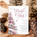 Search for christmas baby shower invitations Pink