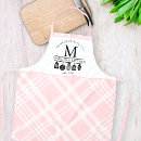Search for pink plaid aprons Kitchen