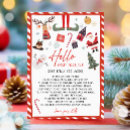 Search for elf invitations Elf arrival letter