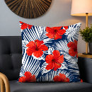 Search for hibiscus pillows Tropical