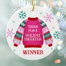 Search for winner round ornaments Prize