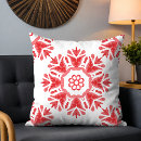 Recherche de rouge abstrait coussins Moderne
