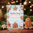 Recherche de gingerbread noël invitations Aquarelle
