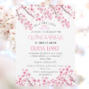 Search for cherry 7x5 invitations Sakura