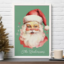 Search for vintage christmas posters Green