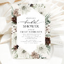 Search for rustic winter bridal shower invitations Foliage