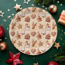 Search for christmas cookies paper plates Illustration