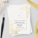Search for gold foil geometric wedding invitations Floral