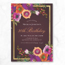 Search for fall birthday invitations Burgundy