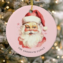 Search for vintage santa ornaments Watercolor