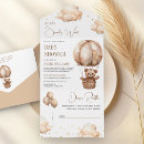Search for brown teddy bear baby shower invitations Gender neutral