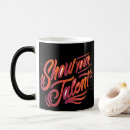 Search for new trend mugs Typography