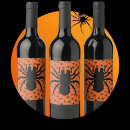 Recherche de araignée bouteilles vin étiquettes Halloween