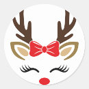 Search for red nose reindeer stickers Antlers