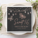 Search for sweet 16 napkins Chic