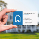 Search for property manager real estate agent business cards Blue