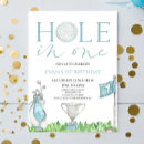 Recherche de golf 1ans anniversaire invitations Garçon