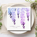 Search for wisteria napkins Watercolor