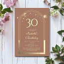 Recherche de glamour 30ans anniversaire invitations Girly