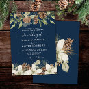 Search for navy blue border wedding invitations Typography