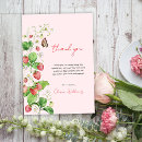 Search for strawberry thank you cards Baby shower